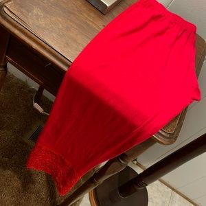 Gorgeous red leggings XXXL by Arora